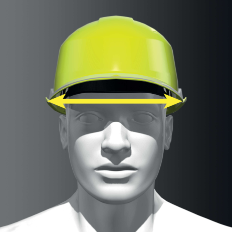 Delta Plus Diamond VI Wind Safety Helmet Lightweight Vented ABS Adjustable Fit