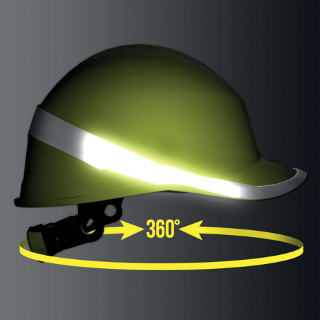 Delta Plus DIAMOND V Safety Helmet ABS Shell Adjustable Fit 53-63 cm