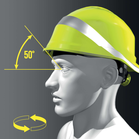 Delta Plus DIAMOND V Safety Helmet ABS Shell Adjustable Fit 53-63 cm
