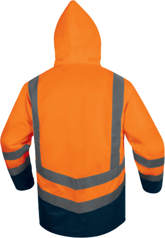 Delta Plus OPTIMUM3 Hi-Vis 5-in-1 Waterproof Parka Unisex S-5XL Fleece Lined