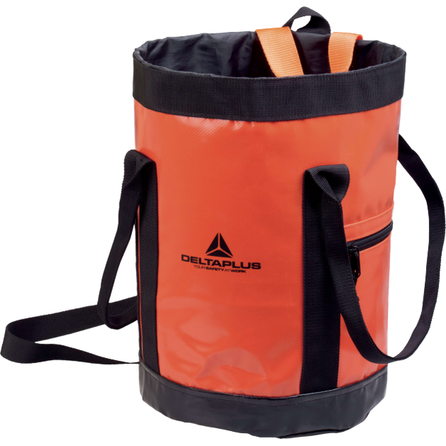 Delta Plus RA038 PVC Storage Bag for Fall Arrest System - 12.5L Capacity, Orange