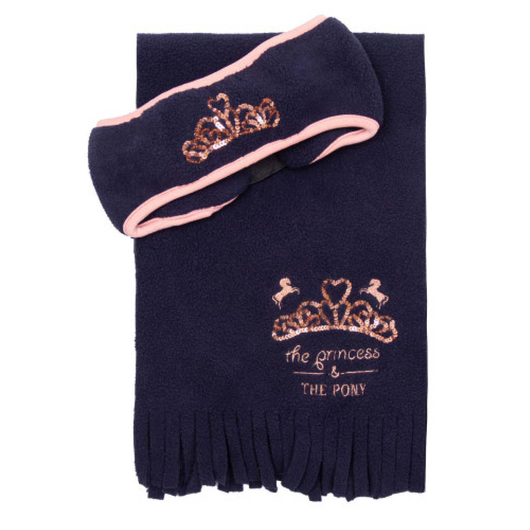 Little Rider The Princess and Pony Head Band Scarf Set Headband For Cold Weather