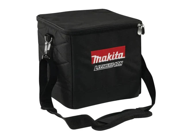 Makita 831373-8 Black Cube Tool Bag with Padded Strap and Removable Dividers