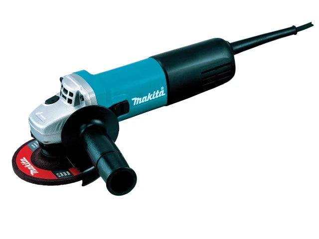 Makita 9557NBR 115mm Grinder 840W 110V Anti-Restart Soft Start with Accessories