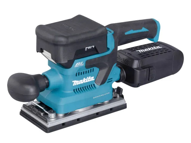 Makita DBO380RTJ 18V LXT Brushless Finishing Sander with 2 x 5.0Ah Batteries