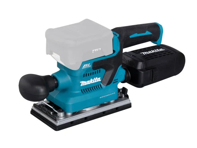 Makita DBO381ZU 18V LXT Finishing Sander Bare Unit with Dust Extraction System