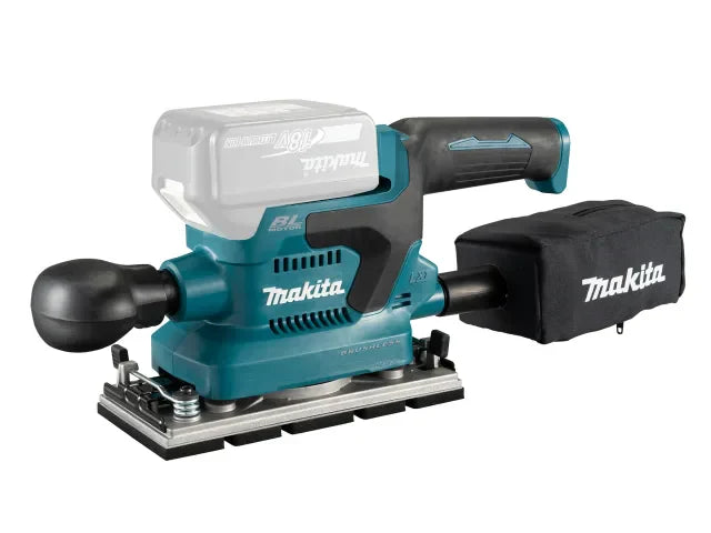 Makita DBO382Z LXT 18V Finishing Sander Brushless Motor Bare Unit 93x185mm