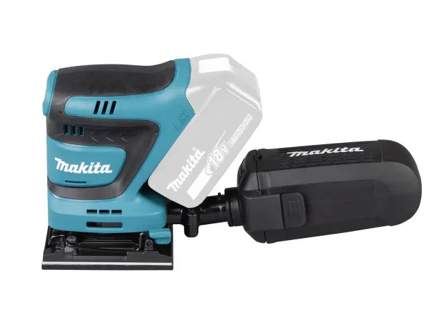 Makita DBO481 LXT 18VFinishing Sander Bare Unit Compact Lt.weight Electric Brake