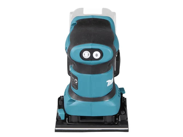 Makita DBO481 LXT 18VFinishing Sander Bare Unit Compact Lt.weight Electric Brake
