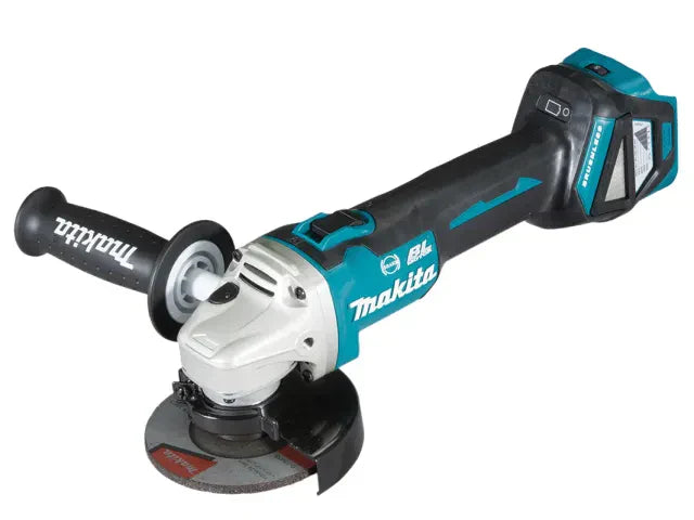 Makita DGA463Z 18V Brushless 115mm Angle Grinder Bare Unit with Safety Features