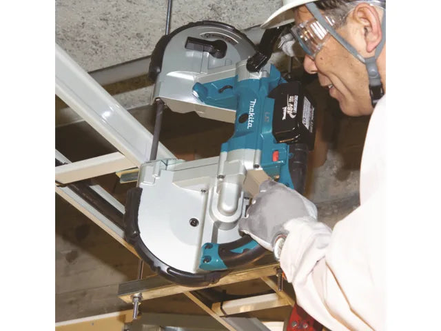 Makita DPB180RTE 18V Portable Band Saw with 2 x 5.0Ah Batteries & Charger