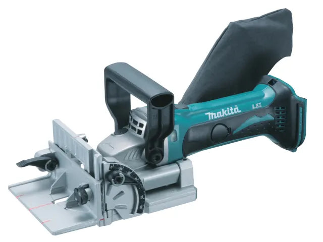 Makita DPJ180Z 18V Biscuit Jointer Bare Unit Compact Design Adjustable Fence