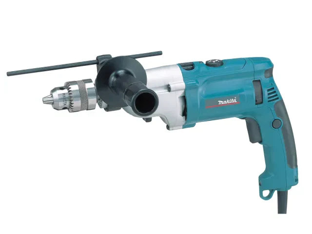 Makita HP2070 2-Speed Percussion Drill 1010W 110V with Side Handle & Case