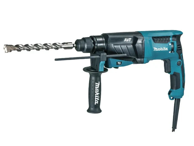 Makita HR2631FT 800W SDS Plus AVT Rotary Hammer with Quick-Change Chuck