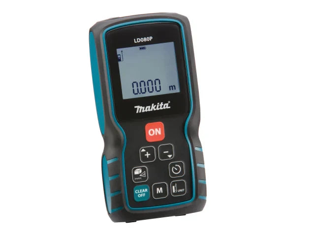 Makita LD080P Laser Distance Measure 80m Range Compact Indoor Outdoor Use