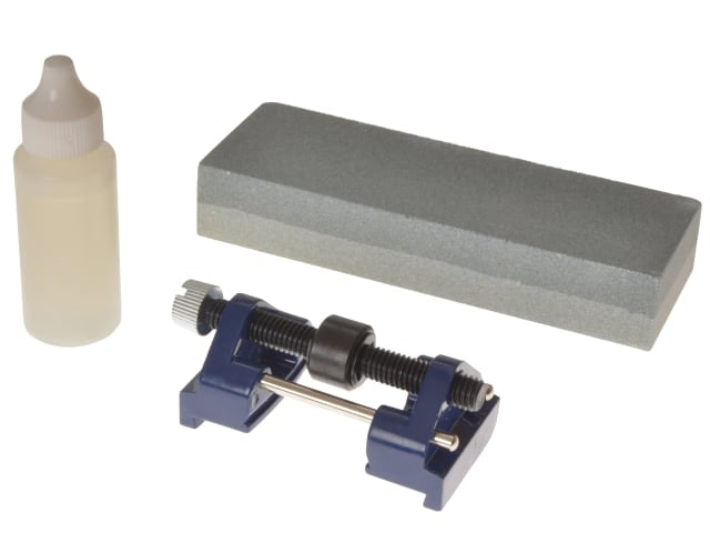 IRWIN Marples Honing Guide Stone & Oil Set 3 Piece for Chisels