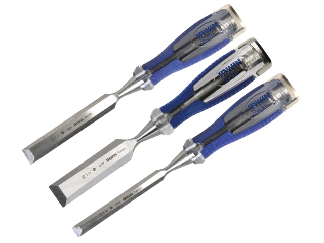 IRWIN Marples M750 Splitproof Pro Bevel Edge Chisel Set 3 Piece 13-25mm