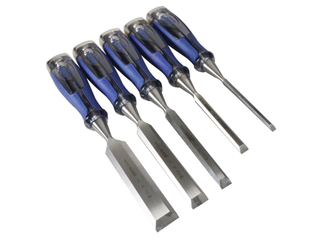 IRWIN Marples M750 Splitproof Pro Bevel Edge Chisel Set 5 Piece 6-25mm