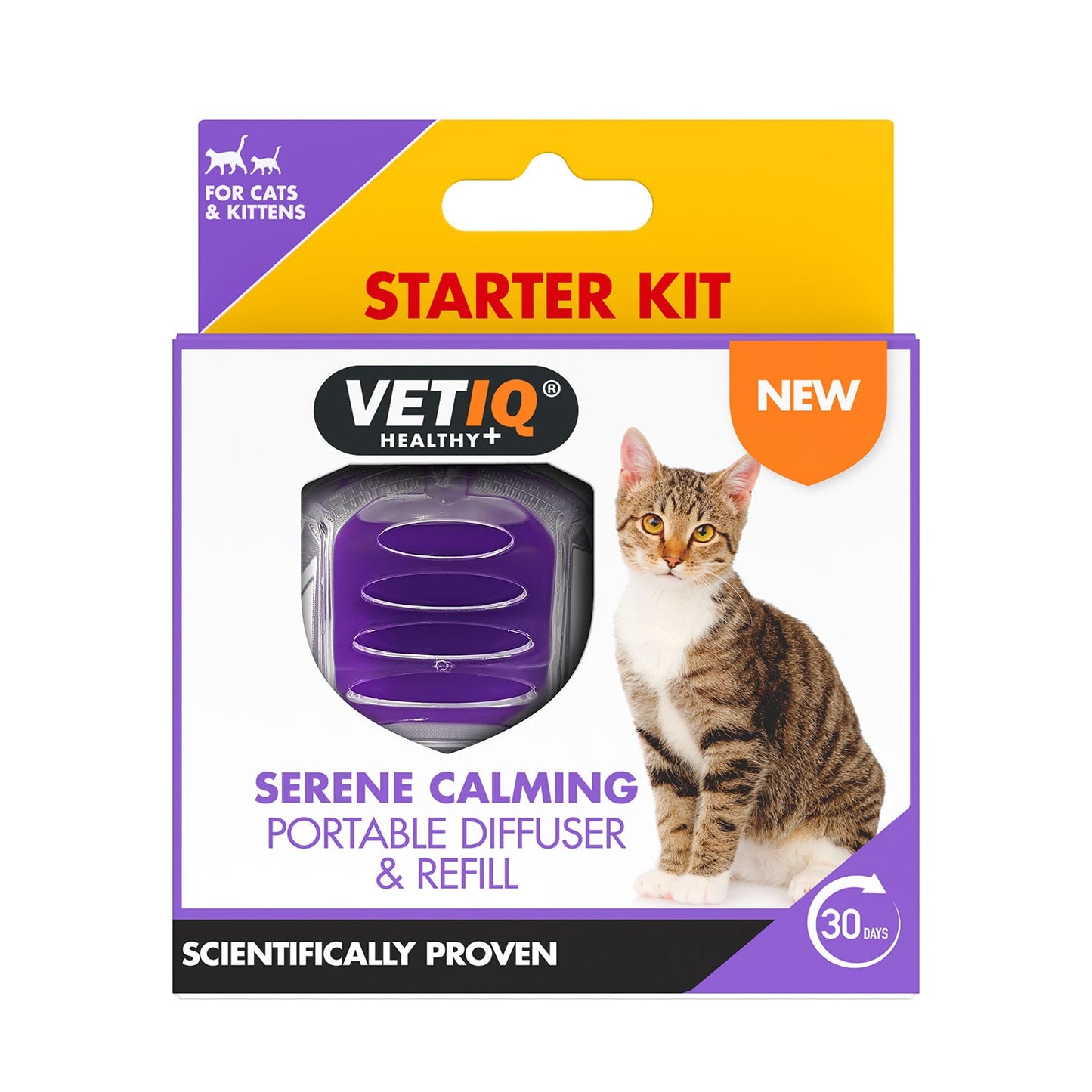 Trilanco Vetiq Serene Calming Portable Diffuser & Refill Kit for Cats
