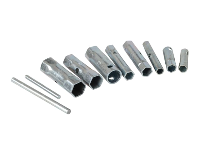 Melco No.9 8 Piece Metric Box Spanner Set 8-22mm for Plumbing & Automotive