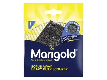 Marigold Scrub Away Heavy-Duty Scourer Extra Strong Stainless Steel Pad x 1