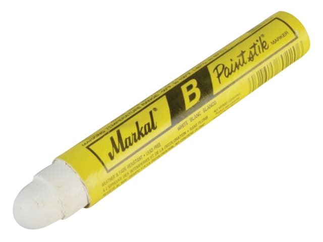 Markal Paintstik Cold Surface Marker White Durable Oil Paint Crayon 75g
