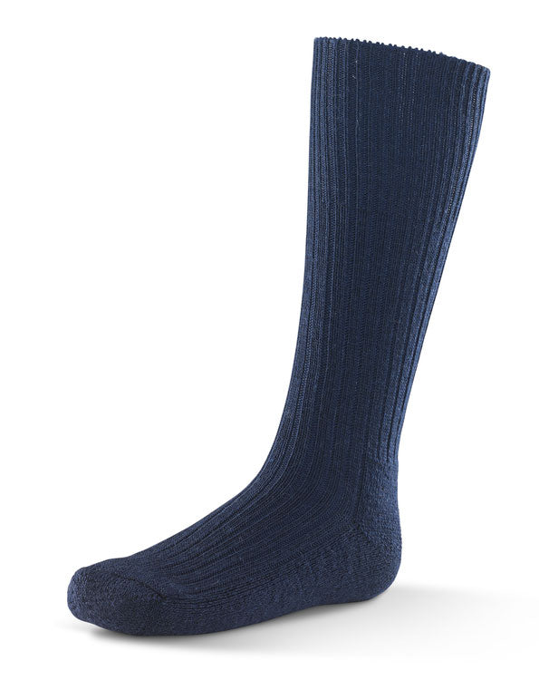 Beeswift Navy Blue Combat Socks Warm Durable One Size 6-12 Wool Nylon Pair