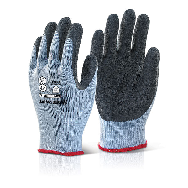 Beeswift M/P Latex Coated Gloves for Construction & Steel Handling, EN388