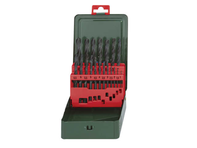 Metabo HSS-R Drill Bit Set 19 Pieces 1-10mm Steel Non-Ferrous Metal