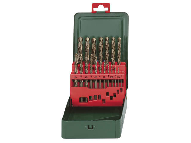 Metabo HSS-CO 19 Piece Cobalt Drill Bit Set for Steel and Metals