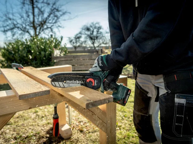 Metabo MS 18 LTX 15 Pruning Saw 18V Bare Unit Compact Lightweight Safe Cuts