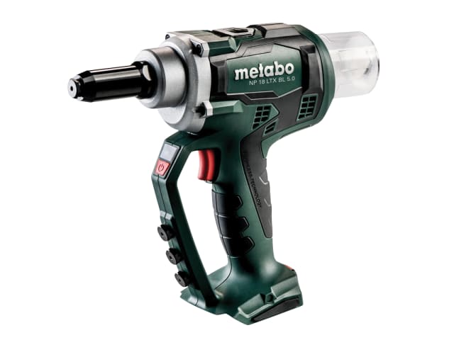 Metabo NP 18 LTX BL 5.0 Brushless Rivet Gun Bare Unit with LED Light