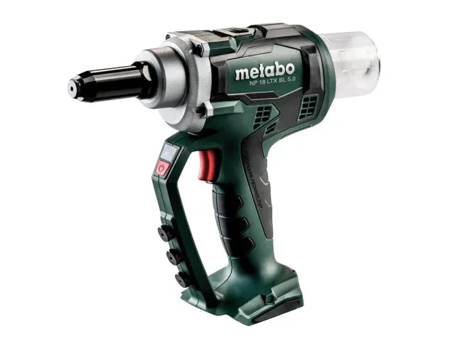 Metabo NP 18 LTX BL 5.0 Brushless Rivet Gun Bare Unit with LED Light