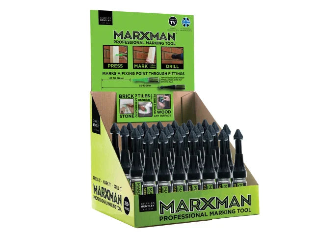 Marxman Deep Hole Marking Tool 250+ Bursts Fluorescent Green for All Surfaces