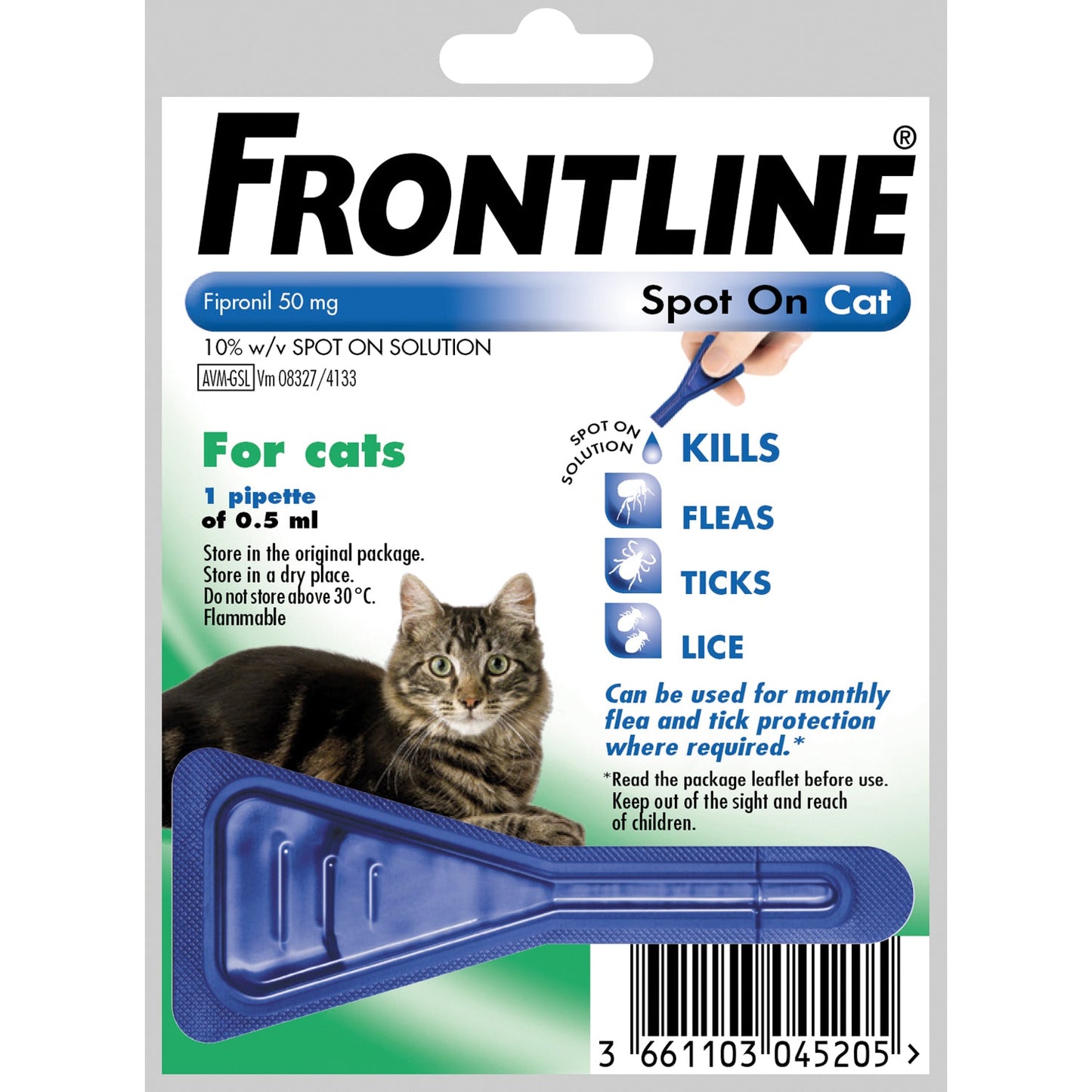 Frontline Spot On For Cats Flea and Tick Treatment Veterinary Medicine