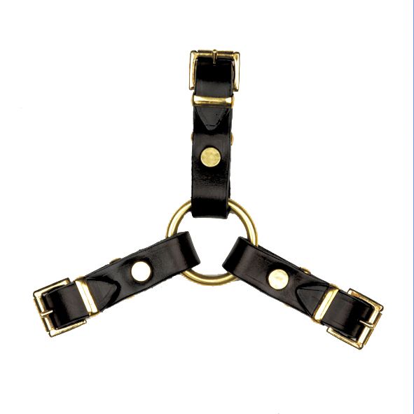 Mackey Horse Classic T-Coupling Tcoupling 3-Way Leather Attachment With Brass