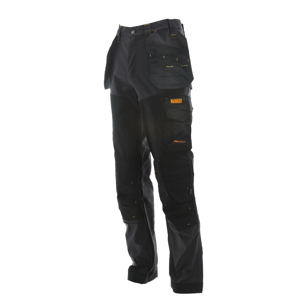 DeWalt Memphis Trousers Slim Fit Holster Pockets Grey/Black Cordura Reinforced