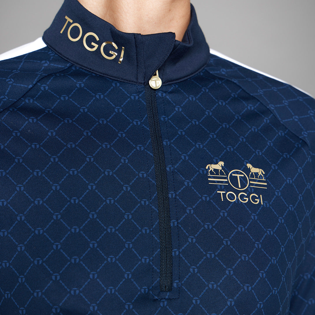 Toggi Montagu Base Layer Zip Neck Performance Top Breathable Stretch Fabric