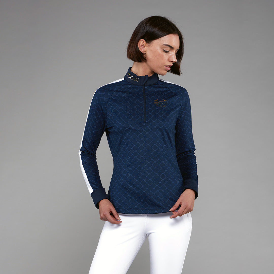 Toggi Montagu Base Layer Zip Neck Performance Top Breathable Stretch Fabric