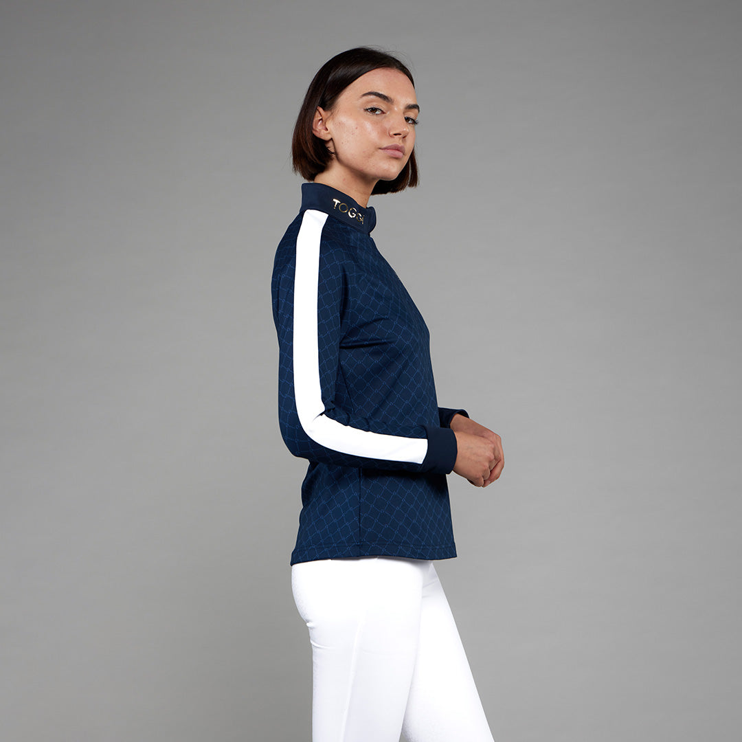 Toggi Montagu Base Layer Zip Neck Performance Top Breathable Stretch Fabric
