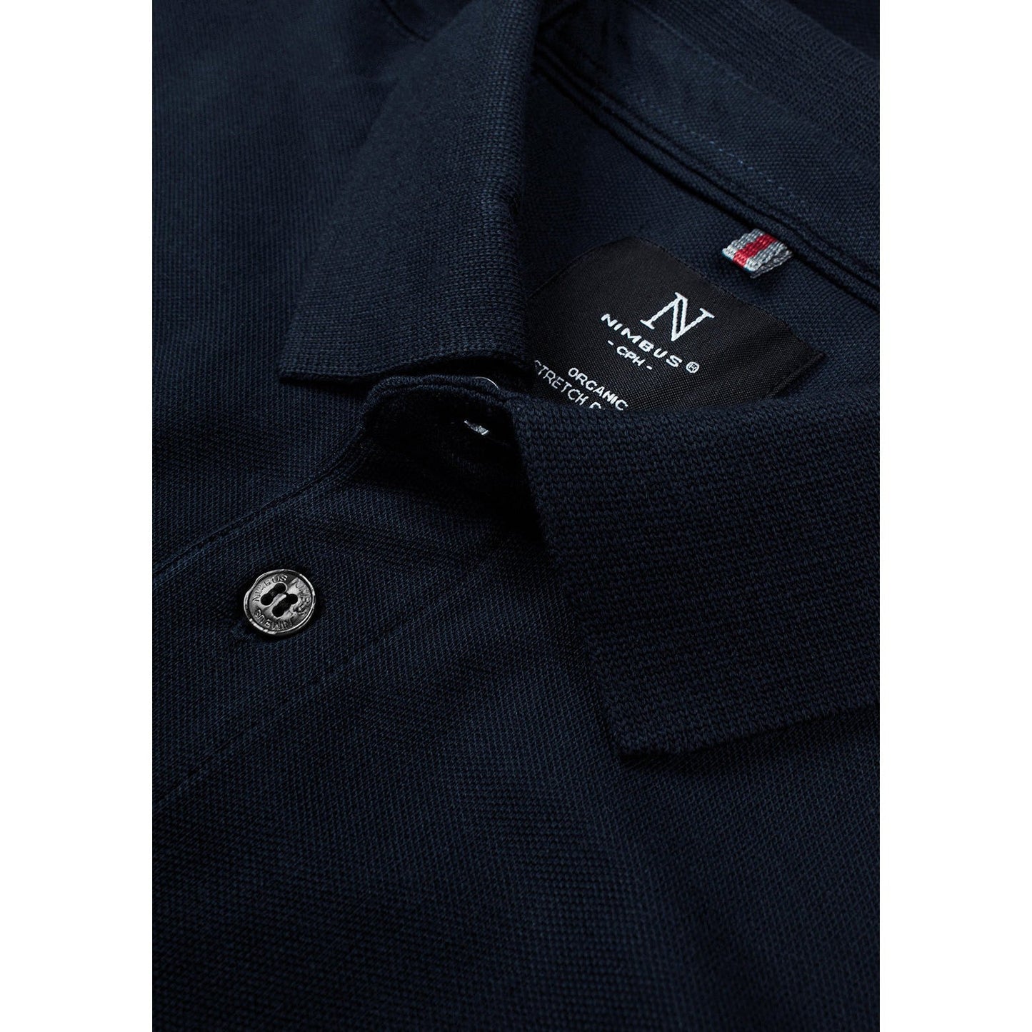 Nimbus Harvard V-Neck Stretch Deluxe Polo Shirt Organic Cotton Elegant Fit