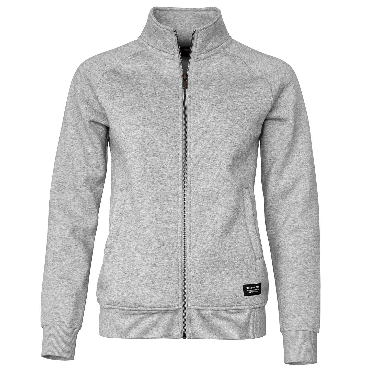 Nimbus Women's Cambridge Fashion Trainer Organic Cotton Full-Zip Hoodie