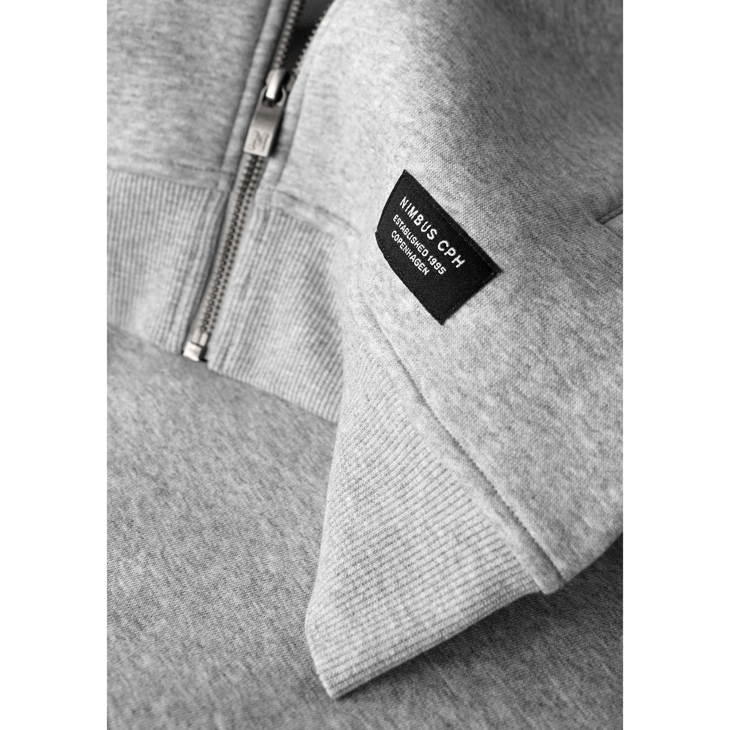 Nimbus Women's Cambridge Fashion Trainer Organic Cotton Full-Zip Hoodie