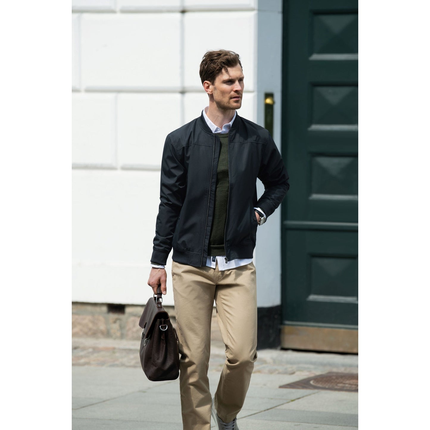 Nimbus Bleecker Bomber Jacket Recycled Polyester Water-Repellent Vintage Fit