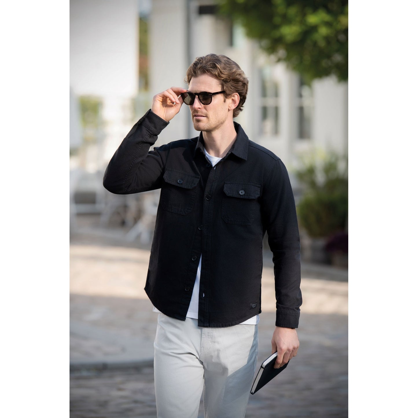 Nimbus Newport Luxury Lightweight Crewneck Organic Cotton V-Notch Design