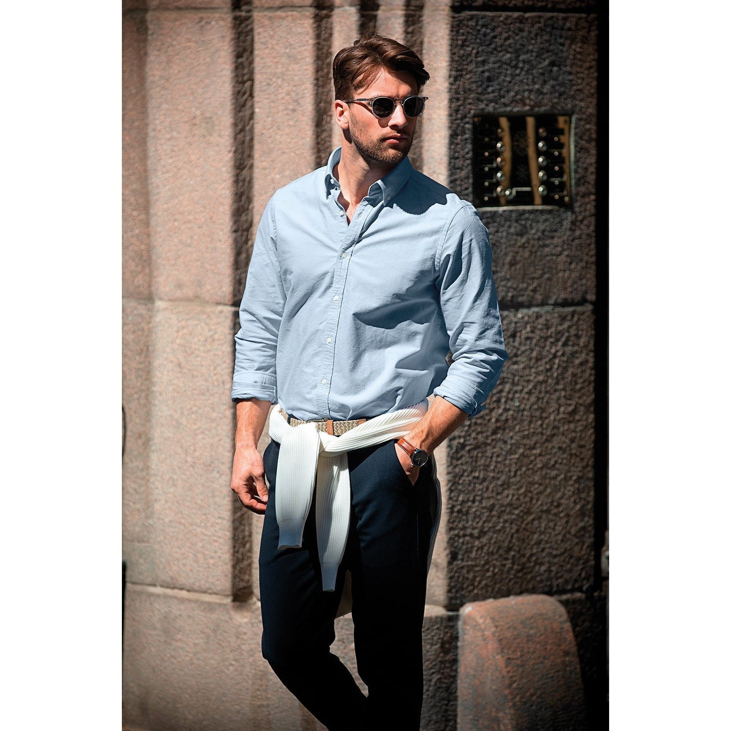 Nimbus Rochester Modern Fit Oxford Shirt 100% Cotton Classic Casual Wear
