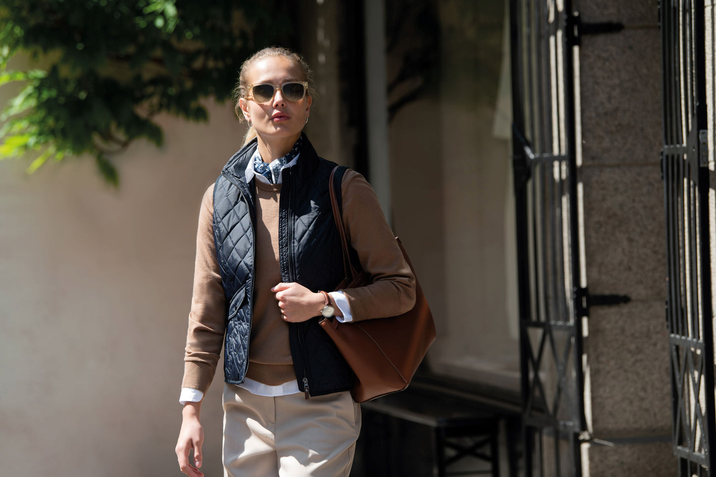 Nimbus Women's Camden Diamond Quilted Gilet with Pockets and High Neck