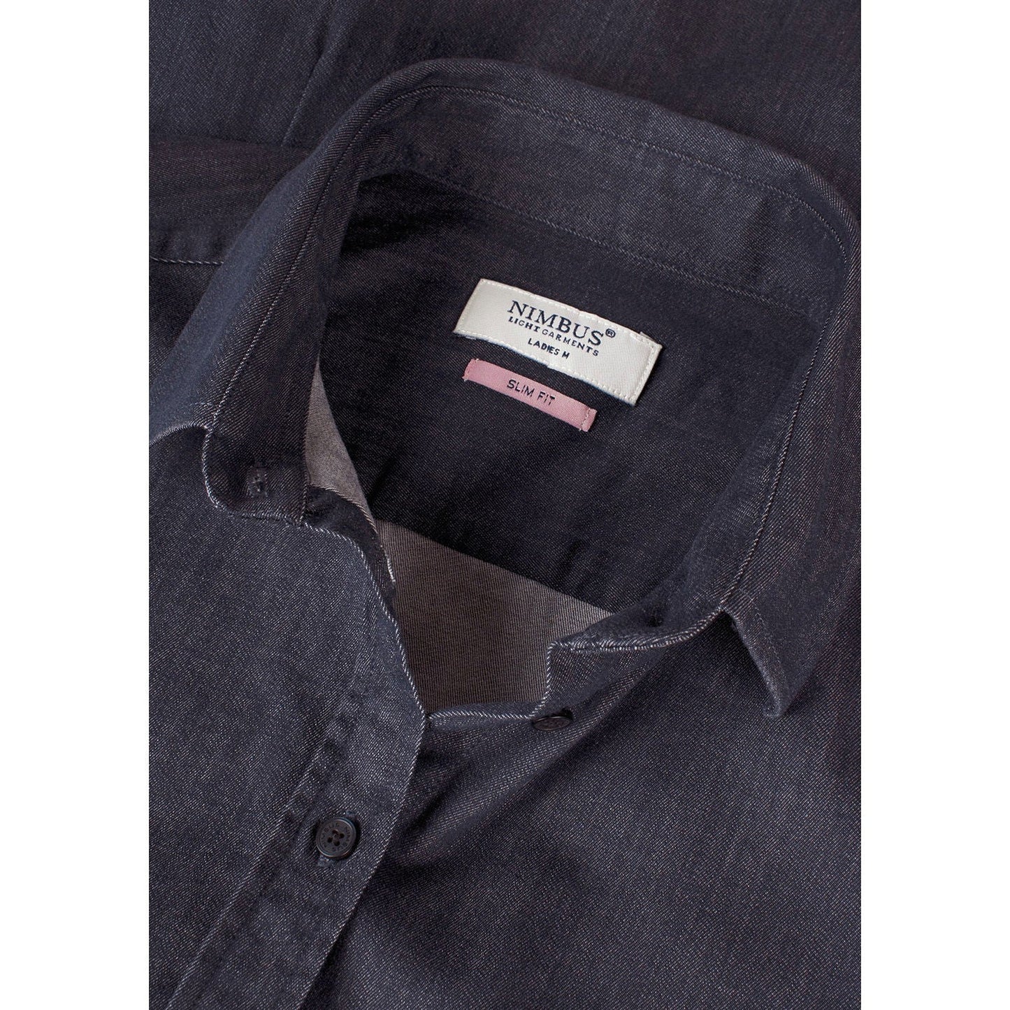 Nimbus Women's Torrance Denim Shirt Deep Indigo Feminine Cut Stretch Fabric