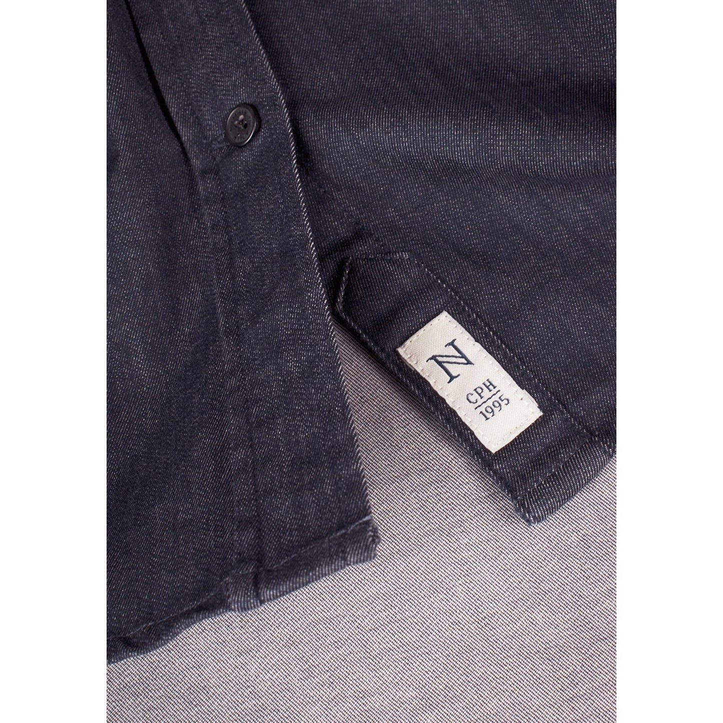 Nimbus Women's Torrance Denim Shirt Deep Indigo Feminine Cut Stretch Fabric