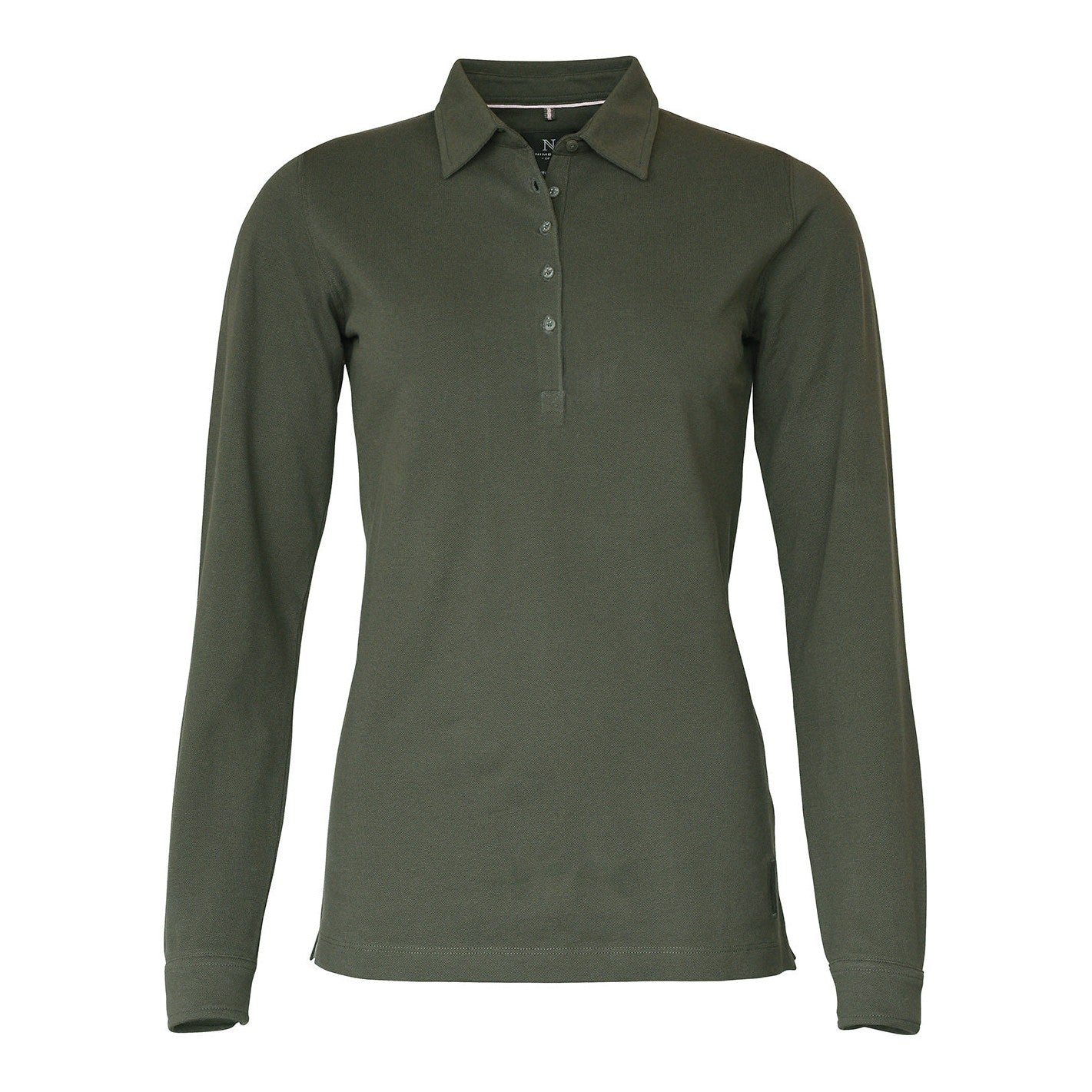 Nimbus Women's Carlington Long Sleeve Polo Shirt Organic Cotton Elegant Fit